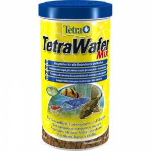 TetraWaferMix таблетки 1000 мл Корм для плотоядных, травоядных и ракообразных  донных рыб