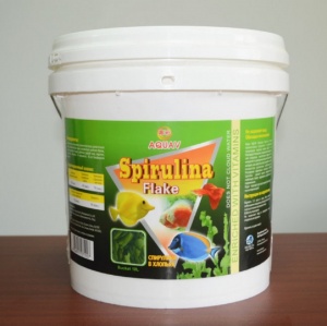 AQUAV Spirulina Flake (спирулина в хлопьях), 10000 мл/2,05 кг