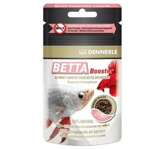 Dennerle Betta Booster - Основной корм в форме гранул для бойцовых рыб - петушков, 30 мл