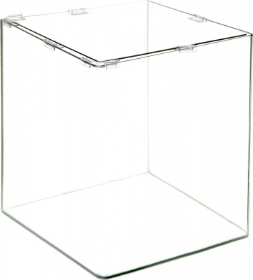 PRIME Аквариум куб панорамный 27л (300*300*300мм) с покровным стеклом и ковриком-подложкой